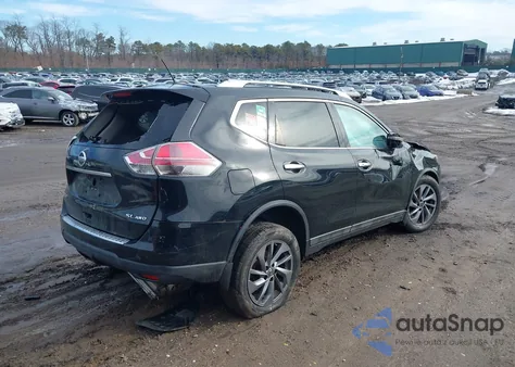 2016 Nissan Rogue Sl z USA, uszkodzony, nr VIN 5N1AT2MV7GC740193
